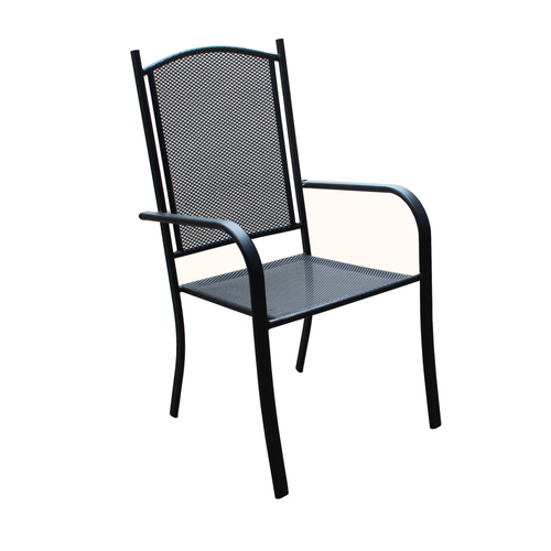 ROJAPLAST Zwmc-037 fém kerti szék - fekete