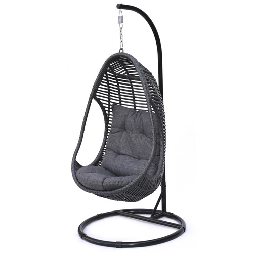 Rojaplast Cali exkluzív polyrattan függőszék, talppal, antracit