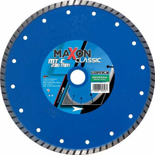 Gyémánt Vágótárcsa 150x22,2 Turbó Maxon Classic