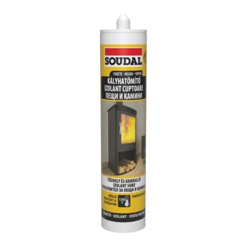 Soudal hőálló1500°C tömítőpaszta 280 ml kandallókhoz