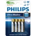 Philips LR03E4B10 Elem ultra alkali aaa 4-bliszter
